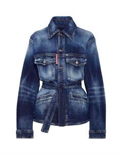 Приталенная джинсовая куртка DSQUARED2, Blue Dsquared2