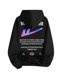 Свитшот унисекс, серый (с флисовой подкладкой и утепленный) Warrior