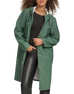 Женская классическая парка-дождевик с капюшоном, темно-зеленый Levi's®