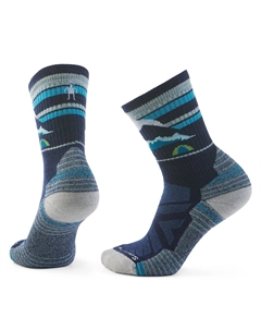 Походные легкие амортизирующие носки Mountain Moon Crew, Deep Navy Smartwool