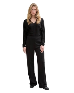 Рубашка с длинным рукавом, черный Tom tailor