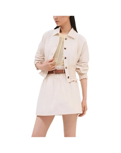 HERMES Куртка женская белая, White Hermès