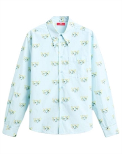 Гарри Ламберт Совместная коллекция Футболка унисекс небесно-голубая Zara