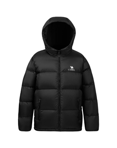 Капсульная пуховая куртка унисекс, Папайя Браун/Фантом Блэк Camel