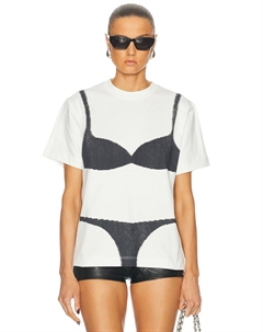 Футболка Bra Box Tee, White Marc jacobs