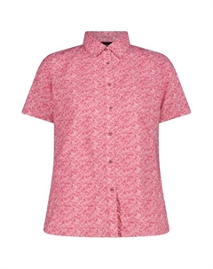 Женская рубашка с короткими рукавами и узором - блузка, мультиколор Cmp