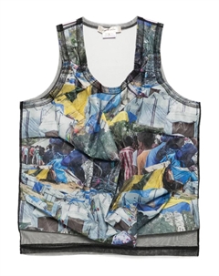 Топ с графичным принтом COMME DES GARCONS, черный Comme des garcons