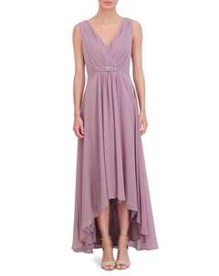 Платье-трансформер с V-образным вырезом и асимметричным лифом, цвет Rose Eliza j