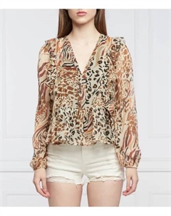 Блуза Regular fit, коричневый Liu jo