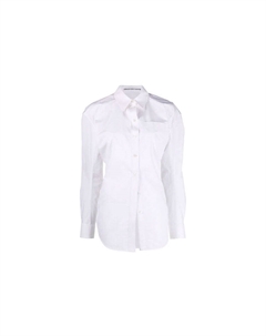 Футболка с длинным рукавом, хлопок, белая Alexander wang