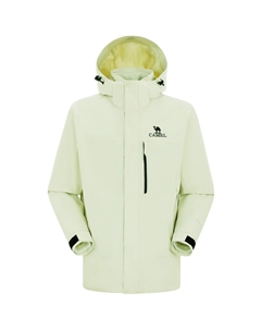 Водонепроницаемая ветрозащитная унисекс флисовая подкладка ветровка-трансформер 3 в 1, Ярко-красный Camel