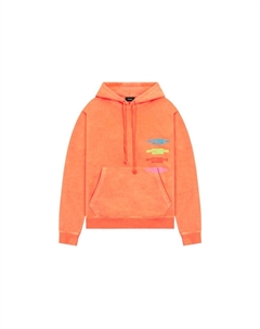 Свитшот унисекс оранжевый We11done