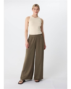 Тканевые брюки, коричневый Comma,