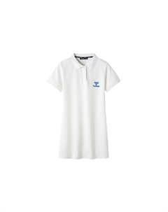 Женское платье с короткими рукавами, белое Hummel