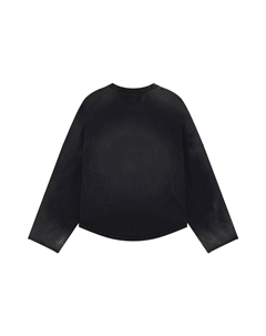 Футболка с логотипом, черная We11done