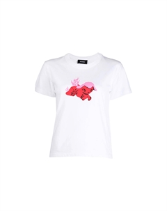 Футболка женская белая We11done