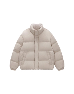 Пуховик унисекс, классический серый Guess