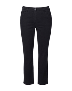 Джинсы, черный Ulla popken