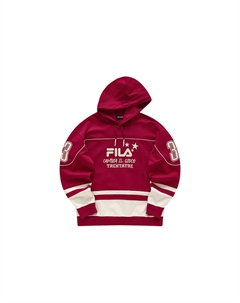 Футболка унисекс китайский красный Fila fusion