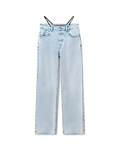 Джинсовые брюки женские светло-голубые Alexander wang