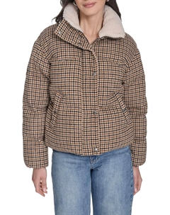 Женская куртка-пуховик стеганая в клетку, мультиколор Levi's®