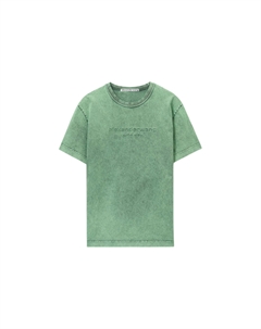 Футболка с коротким рукавом и круглым вырезом, цвет папоротниковый зеленый Alexander wang