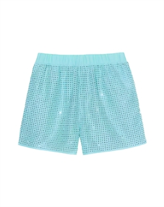 Self Portrait Шорты Женские Мятно-зеленые Self-portrait