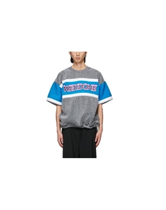 Футболка унисекс синяя We11done