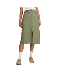 SS24 City Sleek Light Utilitech Повседневная Длинная Юбка Женская, Черный Lululemon