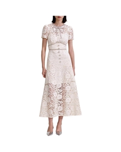 Женское платье с коротким рукавом Ecru Self-portrait