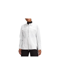 Смесовая Тканая Рубашка Женская Белая, Jasper Lululemon