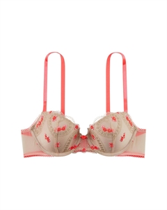 Женский бюстгальтер, принт кораллово-красный Victoria's secret