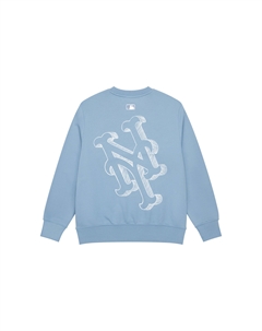 Свитшот унисекс небесно-голубой Mlb