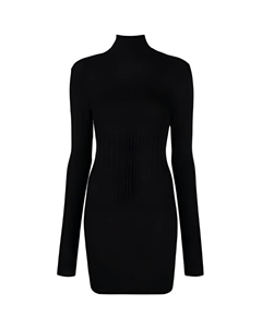 Женское черное платье с длинными рукавами Givenchy