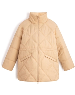 Пуховик женский цвета слоновой кости и желтого, AAT-Ivory Yellow Calvin klein