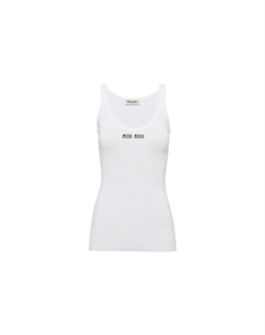 Жилет женский белый Miu miu