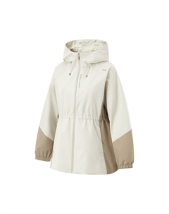 Женское пальто, Silver Birch Gray/Coffee Foam Umber Li-ning