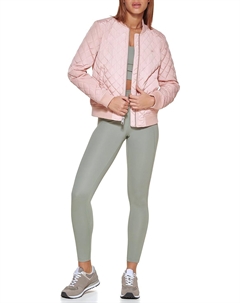 Женская куртка-бомбер стеганая с принтом, пыльная роза Levi's®