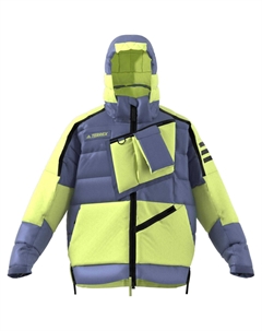 Пуховик XPLORIC унисекс желто-фиолетовый, Yellow Purple Adidas