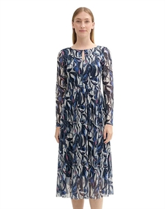 Длинное платье, темно-синий Tom tailor