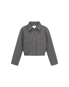 Куртка, серый меланж Mymo