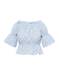 Блузка, синий Mymo