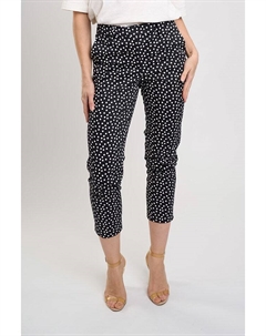 Тканевые брюки, черный/белый Marks & spencer