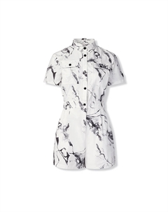 Футболка женская с принтом по всей поверхности Fila