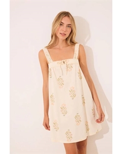 Хлопковая ночная сорочка, бежевый Women'secret