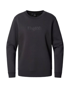 Женский свитер с круглым вырезом, черный Haglöfs