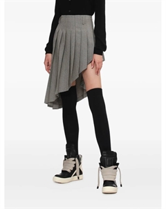 Плиссированная юбка асимметричного кроя, нейтральный We11done