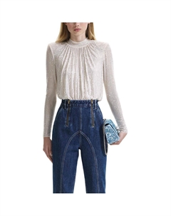 Футболка Self Portrait женская слоновая кость белая Self-portrait