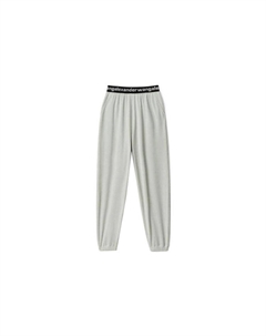 Александр Ван Логотип на Поясе Спортивные Штаны, Дымчато-Серый Alexander wang