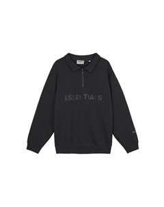 Полузиппуловер Футболка, Черный Fear of god essentials